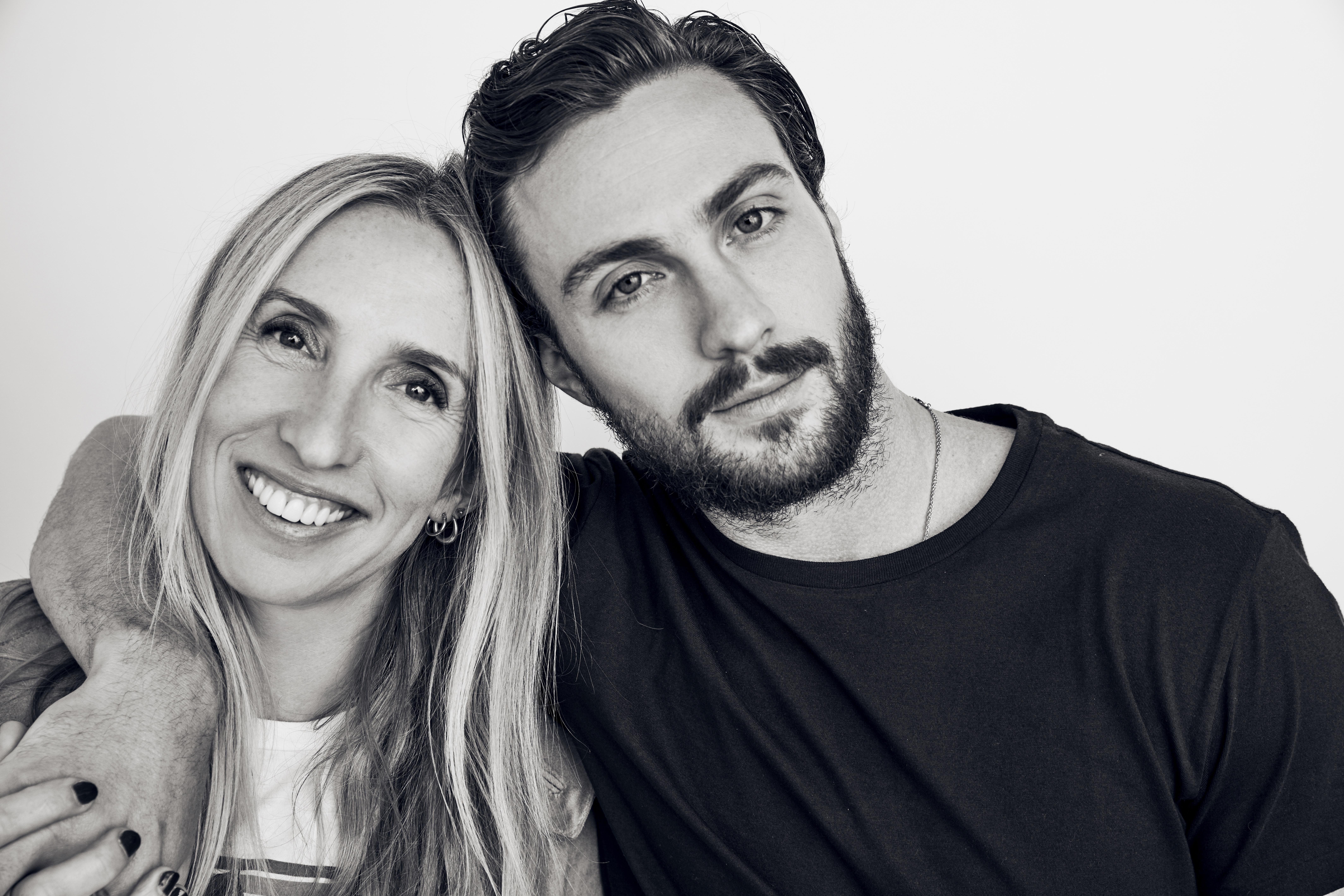 Sam Taylor-Johnson and Aaron Taylor-Johnson photographed at the Toronto International Film Festival in Canada in 2018 | Source: Getty Images