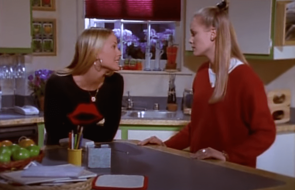 A screenshot of Brittany and Cynthia Daniel from a "Sweet Valley High" video | Source: Youtube/ SweetValleyHigh1994