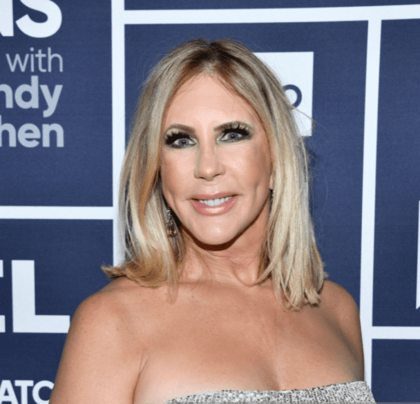 Reality star Vicki Gunvalson during a visit at "Watch What Happens Live!" Season 16 | Photo: Getty Images