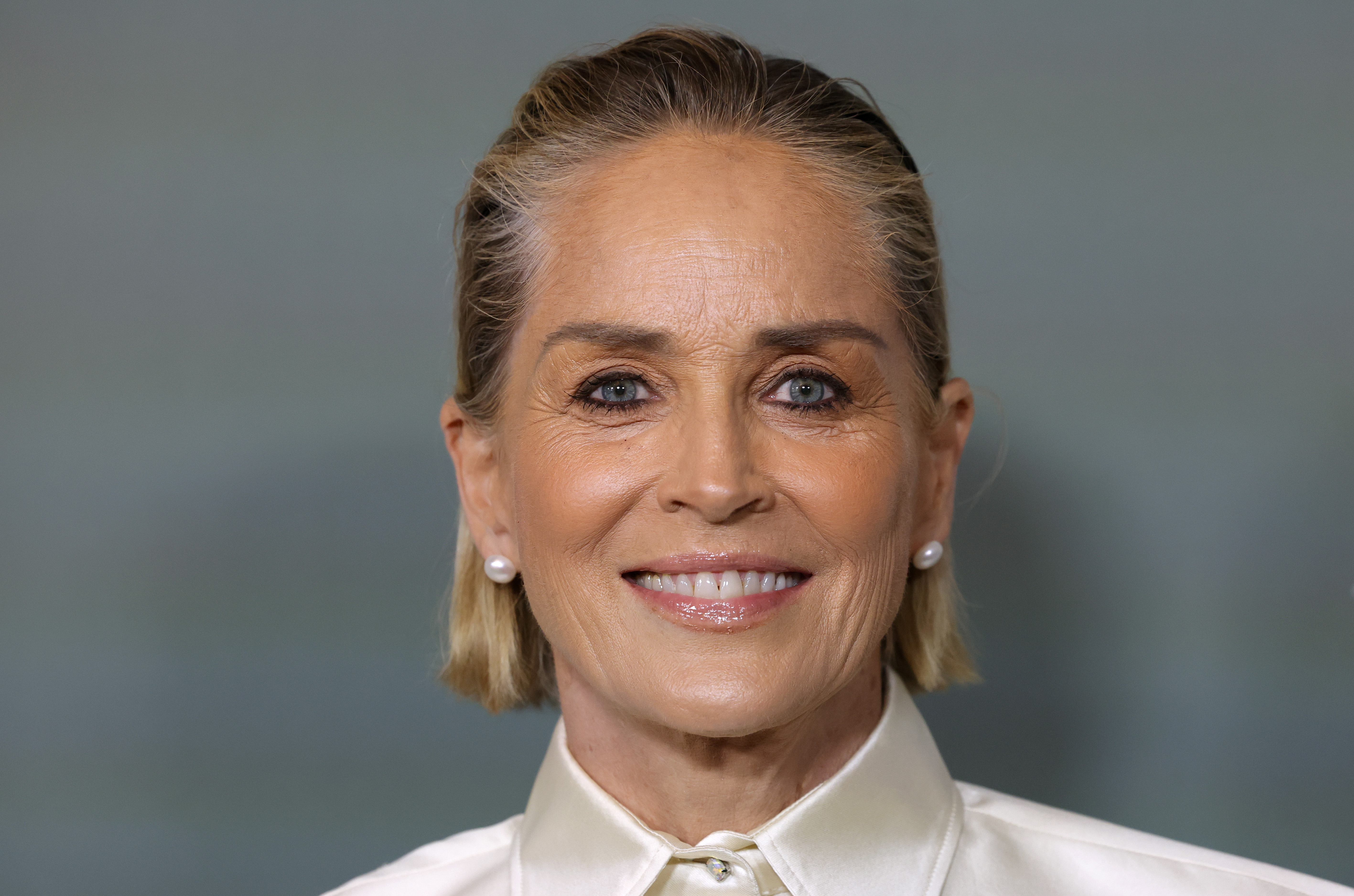 Sharon Stone arrives at Variety's Power of Women event with a polished and confident look, celebrating the achievements of influential women while continuing to inspire with her own enduring career.