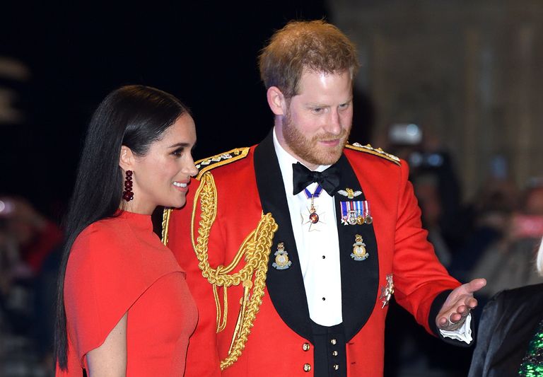 Le prince Harry, duc de Sussex, et Meghan, duchesse de Sussex, assistent au Mountbatten Festival of Music au Royal Albert Hall le 07 mars 2020 à Londres, en Angleterre. | Source : Getty Images