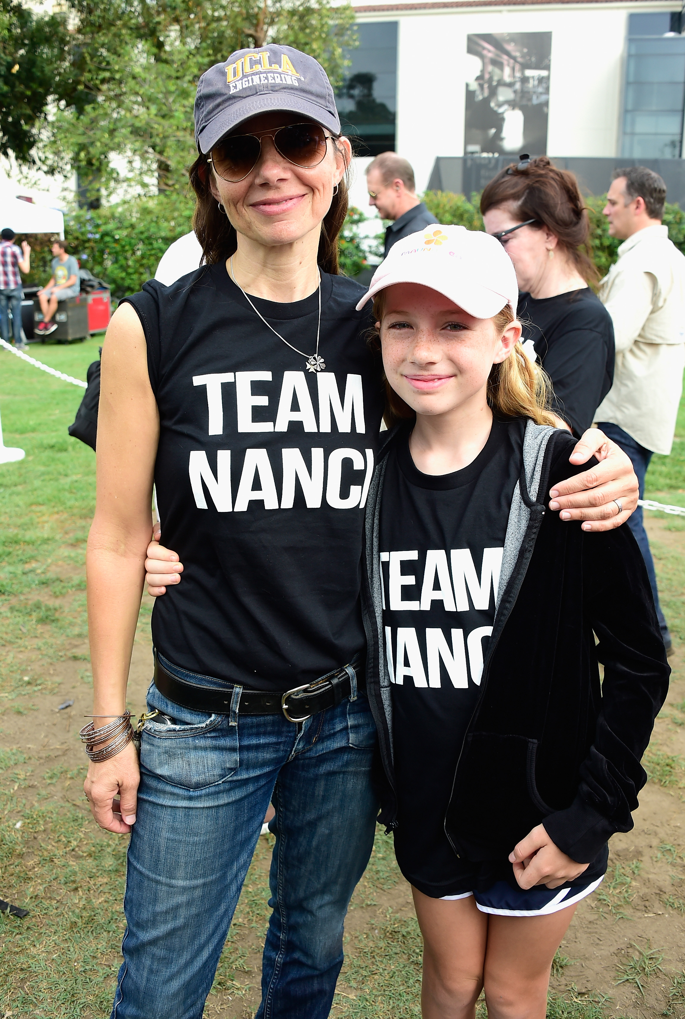 Justine Bateman and daughter Gianetta Fluent on October 18, 2015 | Source: Getty Images