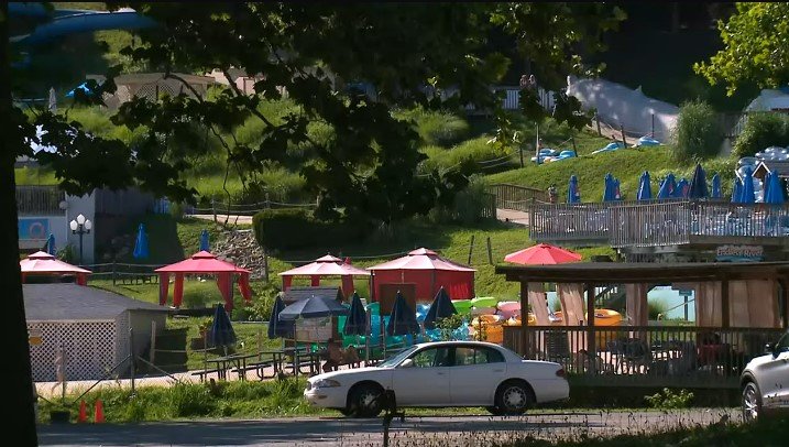 A view from the Raging Rivers Waterpark | Source: Youtube/KMOV St. Louis