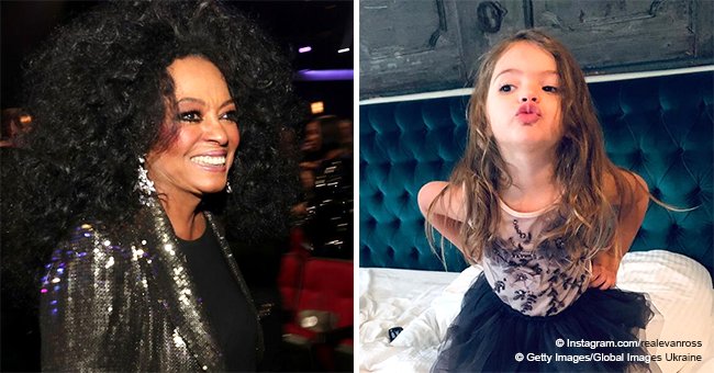 Diana Ross' granddaughter, 3, captures hearts posing in a black tutu in new photo