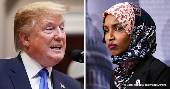 Donald Trump Accuses Ilhan Omar of Being 'Very Disrespectful to This Country'