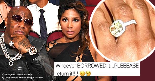 Toni Braxton reveals her gigantic engagement ring from Birdman was 'borrowed' from her luggage