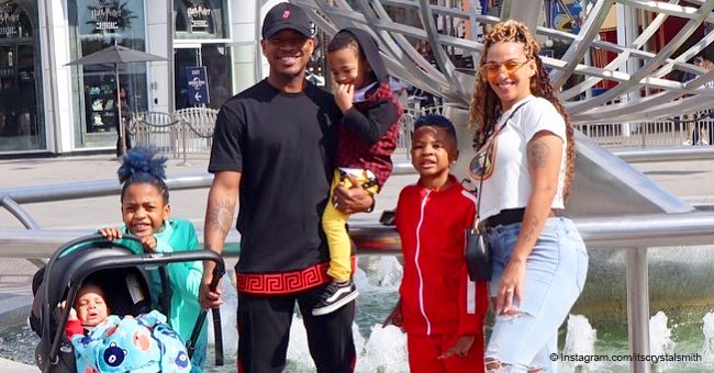 Ne-Yo & Wife Crystal Pose with All of Their Kids in Rare Family Photo as They Enjoy Spring Break