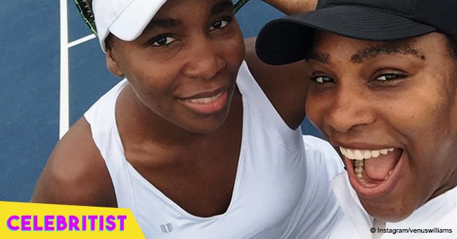 Serena & Venus Williams kiss their rarely-seen father in sweet throwback photo