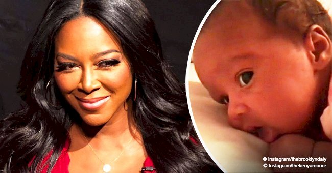 Kenya Moore steals hearts with 1st video of her 'miracle baby' following daughter's 2-month b-day