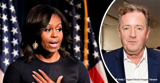 Piers Morgan calls out Michelle Obama for her 'sniping at Melania just to sell books' 