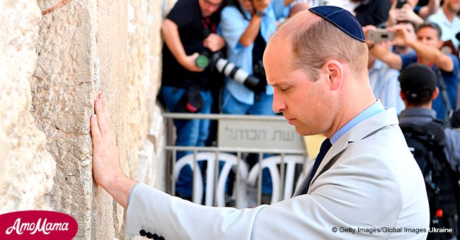 Prince William wears 'yarmulke' to visit his great-grandmother's resting place in Jerusalem