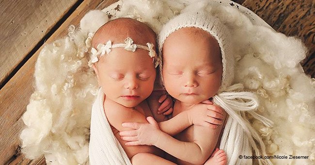 C'est la première fois qu'une mère se fait dire qu'elle allait avoir des jumeaux seulement après l'accouchement de son premier bébé