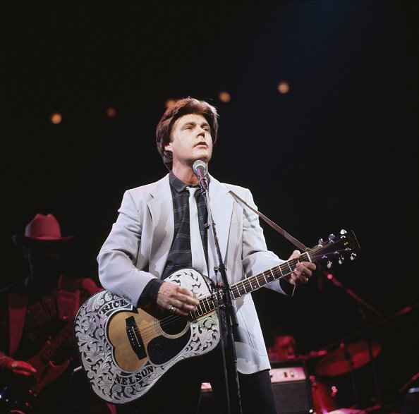 Ricky Nelson at a live concert at the Royal Albert Hall, in London, England in November 1985 | Photo:Getty Images