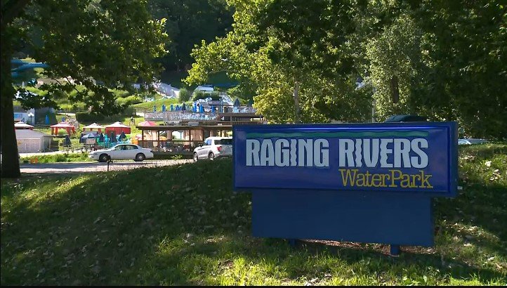 A view from the Raging Rivers Waterpark | Source: Youtube/KMOV St. Louis