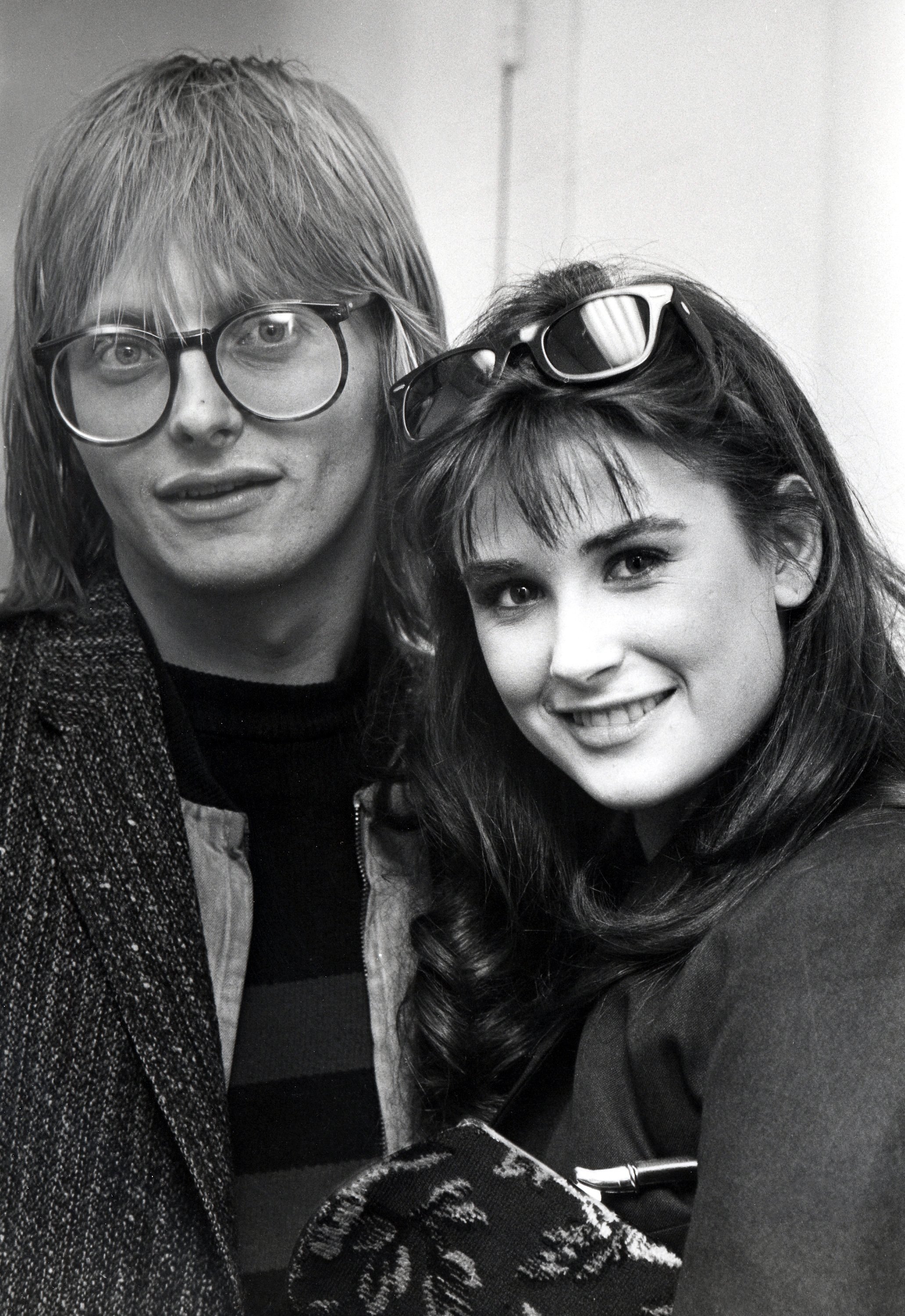 Singer Freddy Moore and his wife Demi Moore attend "Fridays" Wrap Party at the ABC Studios on March 19, 1982 in Los Angeles, California ┃Source: Getty Images