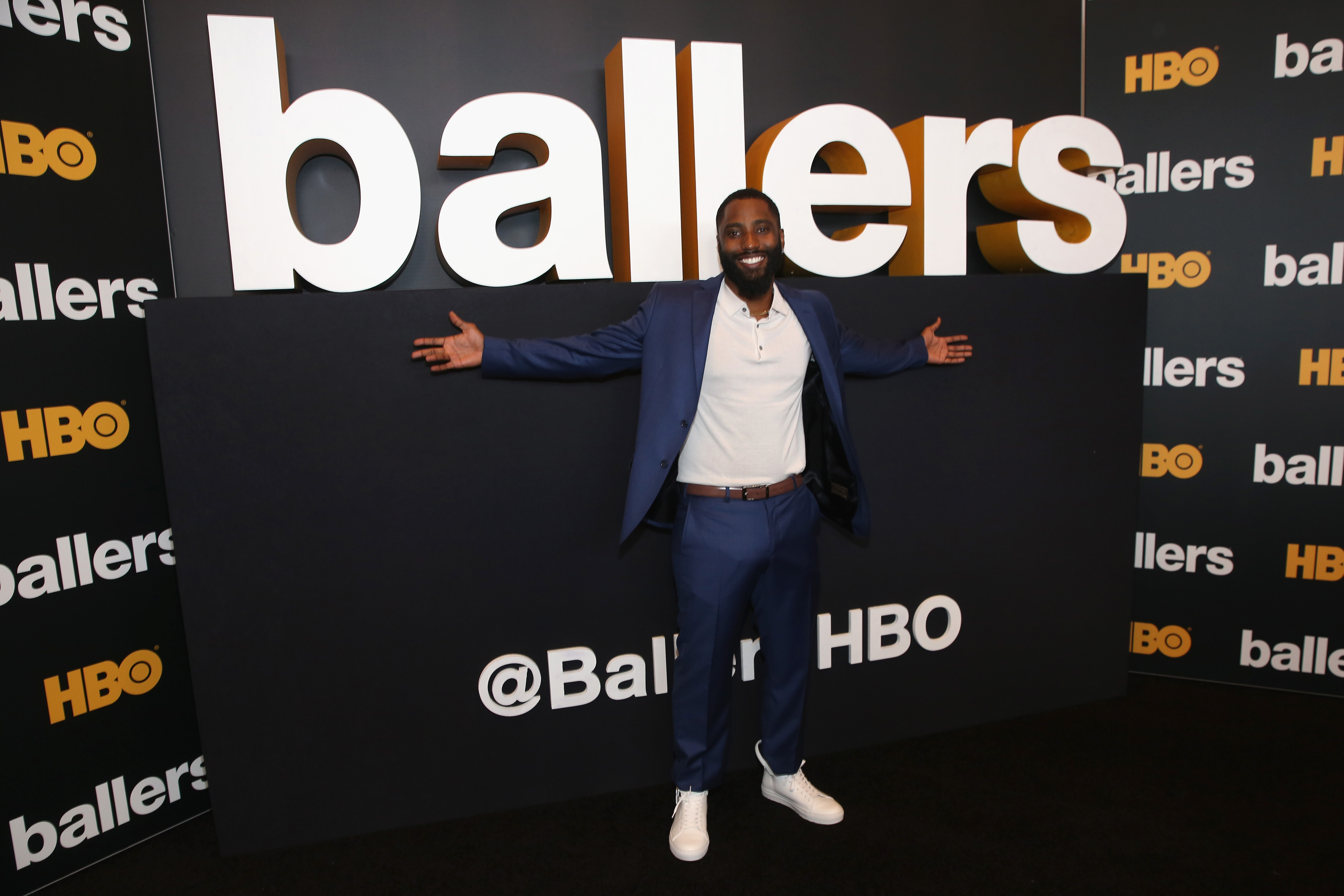 John David Washington attends the "Ballers" Season 2 red carpet premiere and reception on July 14, 2016, in Miami Beach, Florida. | Source: Getty Images