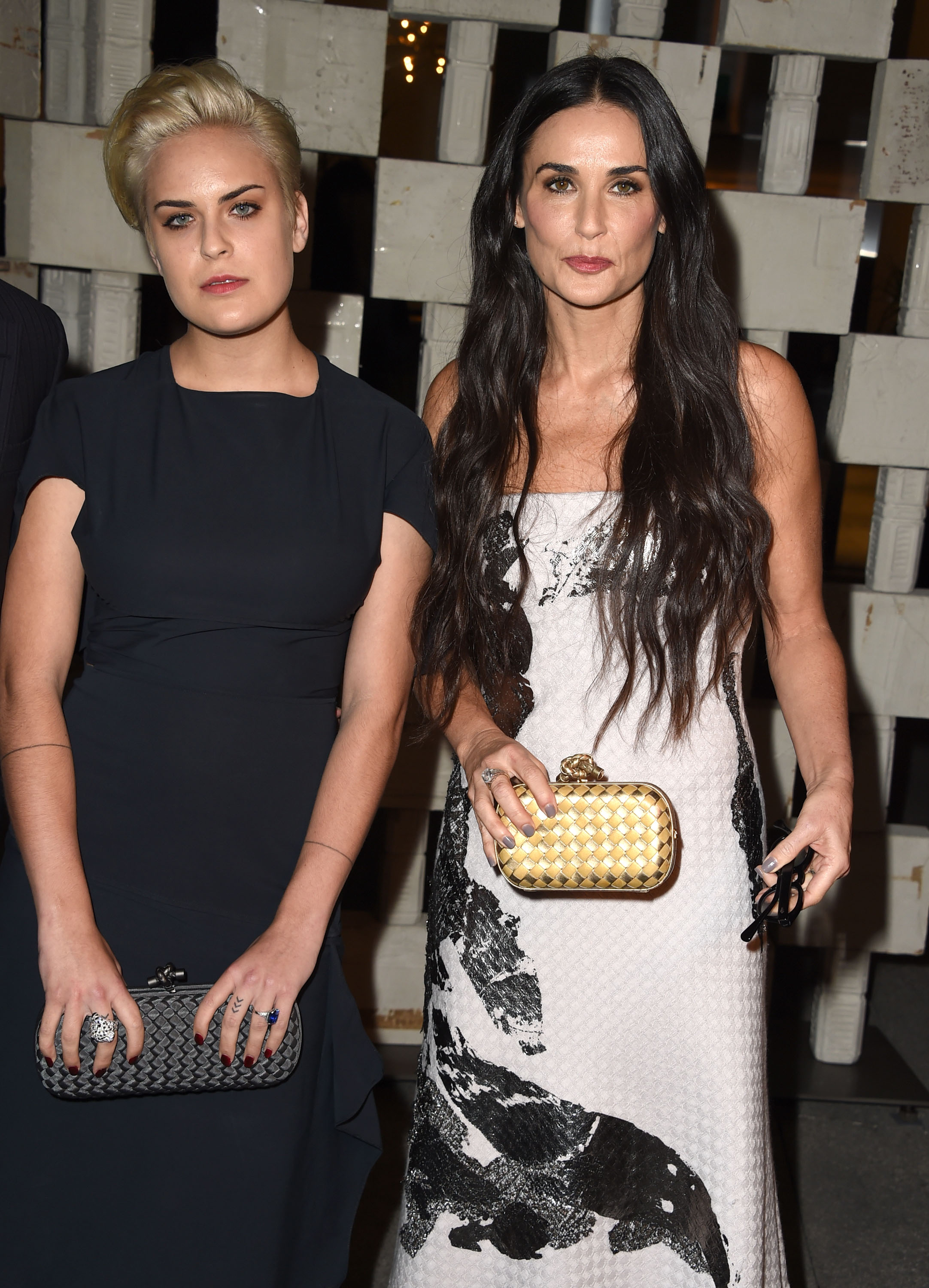 Tallulah Willis and Demi Moore at the Hammer Museum's "Gala In The Garden" honoring Joni Mitchell and Mark Bradford on October 11, 2014 in Westwood, California. | Source: Getty Images