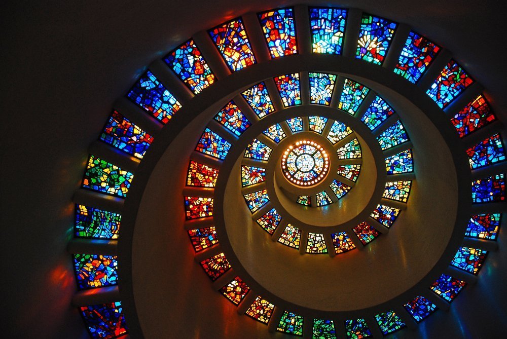 Fibonacci sequence on roof of chapel in Dallas, Texas, USA | Photo: Shutterstock