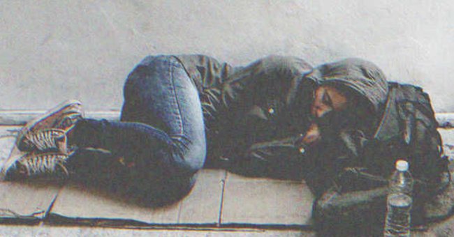 A woman sleeping on the floor | Source: Shutterstock