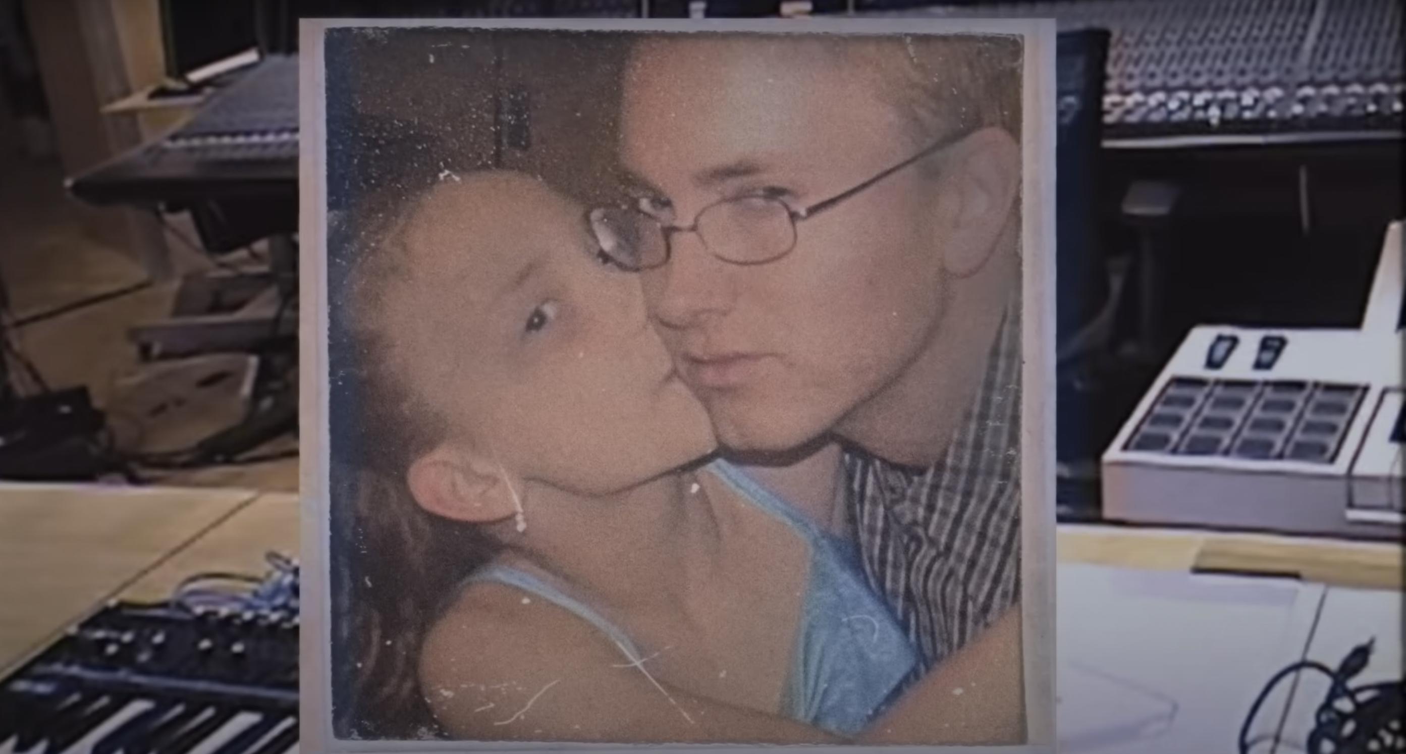 Eminem and his daughter Hailie Jade in a clip uploaded on October 3, 2024 | Source: YouTube/EminemMusic