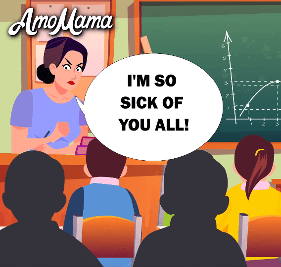 The teacher abuses the children | Source: Facebook/ AmoMama