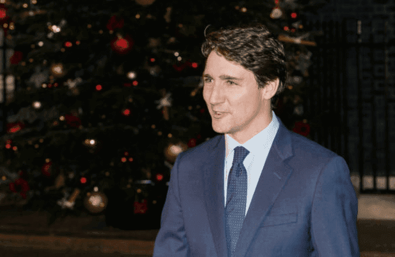 Canadian Prime Minister, Justin Trudeau arrives at 10 Downing Street  for a reception to mark the 70th anniversary of NATO, on December 03, 2019, in London, England | Source: Getty Images (Photo by Karwai Tang/WireImage)