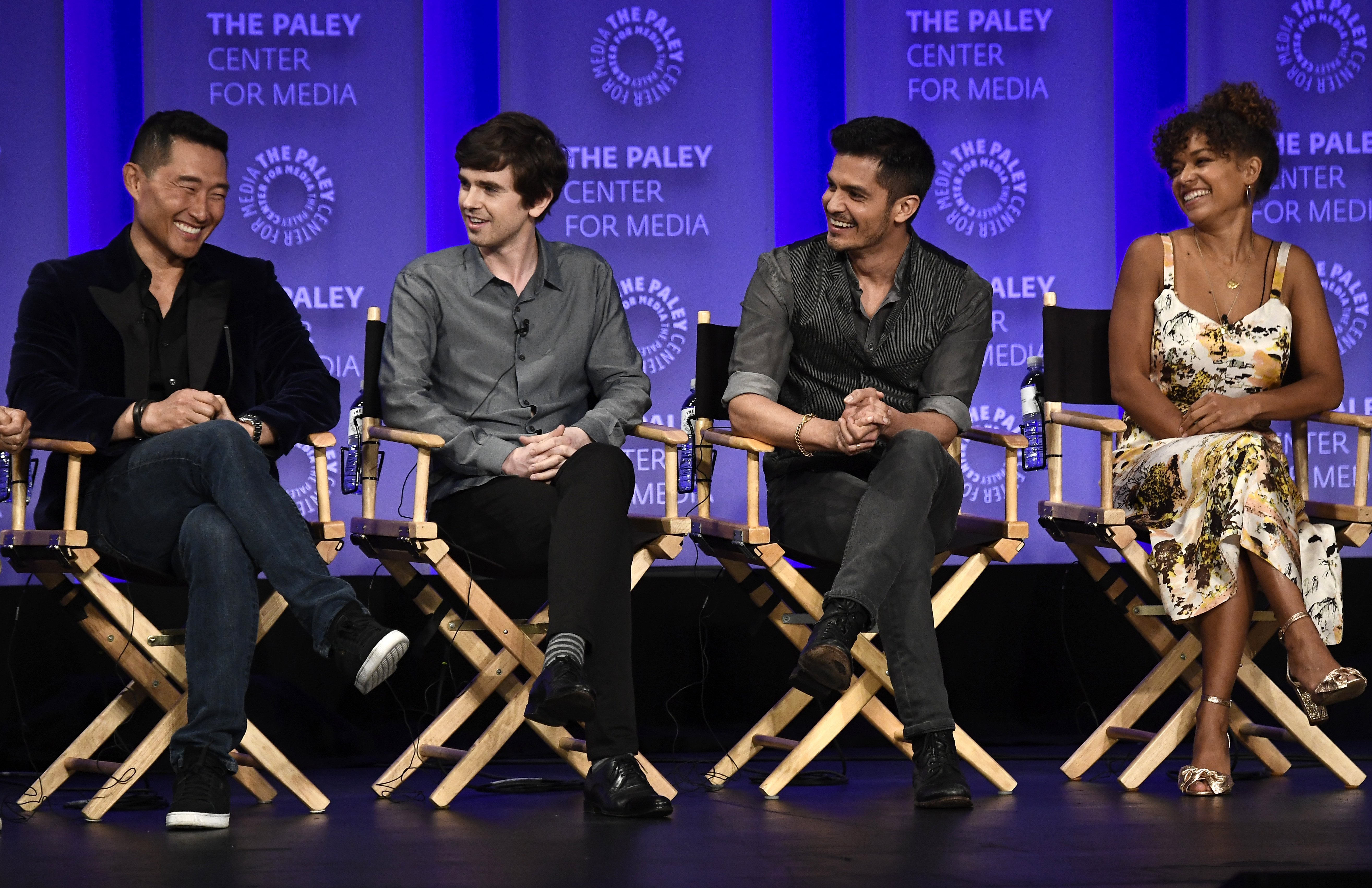 Executive producer Daniel Dae Kim and cast members attend The Paley Center For Media's 35th Annual PaleyFest Los Angeles "The Good Doctor" at Dolby Theatre | Source: Getty Images