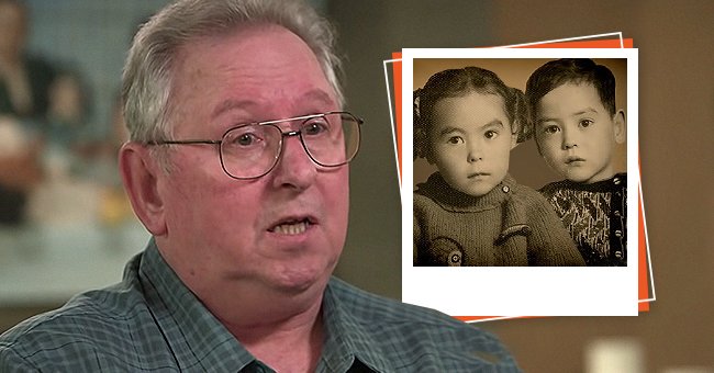 [Left] A picture of Thomas Allen. [Right] A picture of Thomas's twins, Sandra and James. | Photo: YouTube.com/ABC News