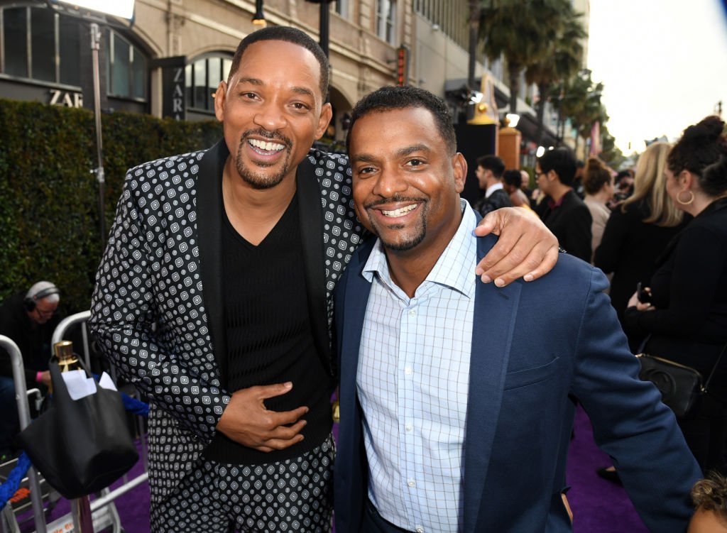 Will Smith and Alfonso Ribeiro attends the premiere of Disney's "Aladdin" at El Capitan Theatre on May 21, 2019 | Photo: GettyImages