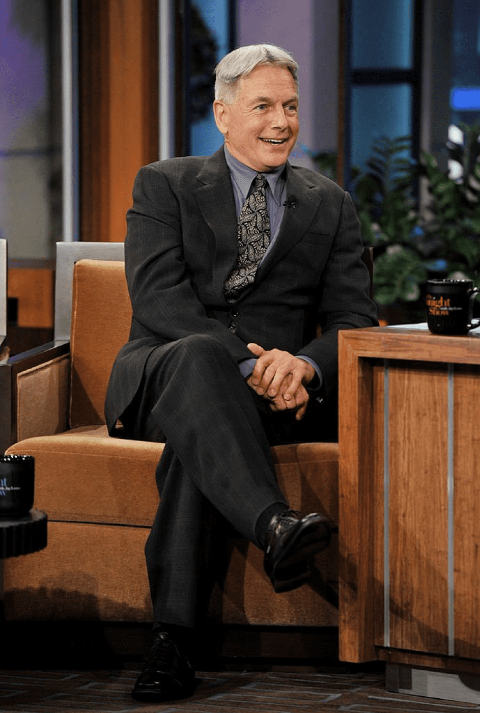 Mark Harmon bei "The Tonight Show With Jay Leno" in den NBC Studios am 31. Januar 2012. | Quelle: Getty Images