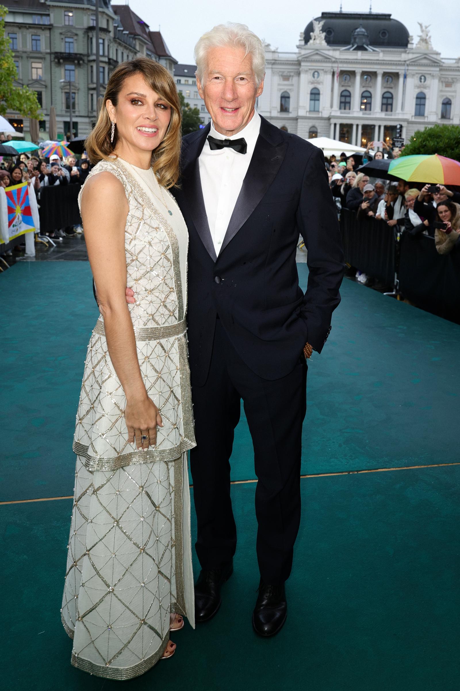 Alejandra Silva and Richard Gere in Zurich, Switzerland | Source: Getty Images