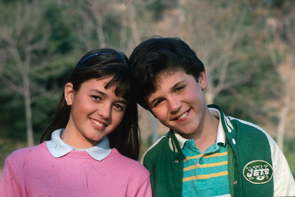 "The Wonder Years," Season One cast Danica McKellar, Fred Savage on set | Source: Getty Images