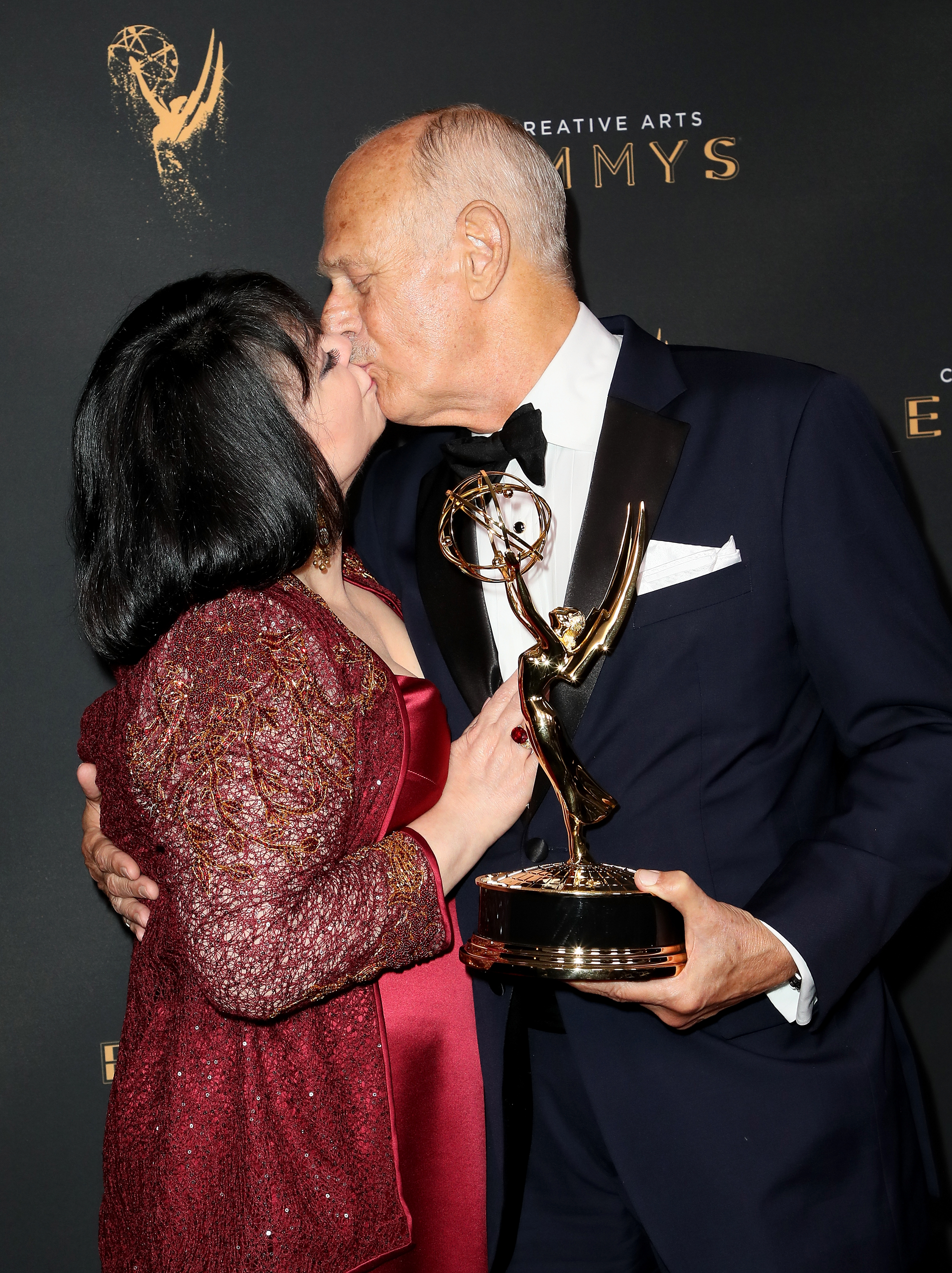 Delta Burke and Gerald McRaney during the 2017 Creative Arts Emmy Awards at Microsoft Theater on September 10, 2017 in Los Angeles, California | Source: Getty Images