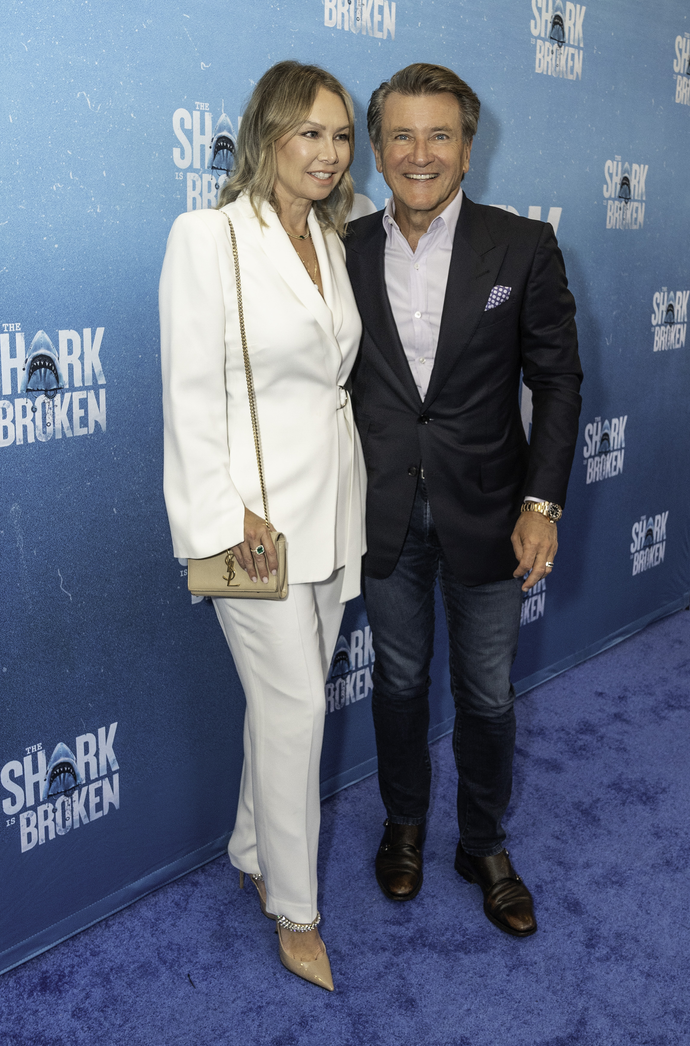 Kym and Robert Herjavec at "The Shark is Broken" opening night on Broadway on August 10, 2023, in New York | Source: Getty Images