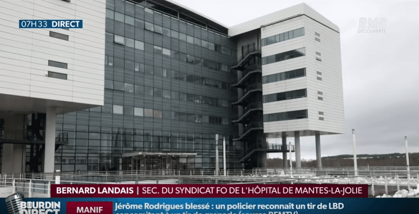 Hôpital de Mantes-la-Jolie | Youtube / RMC Hôpital de Mantes-la-Jolie | Youtube / RMC