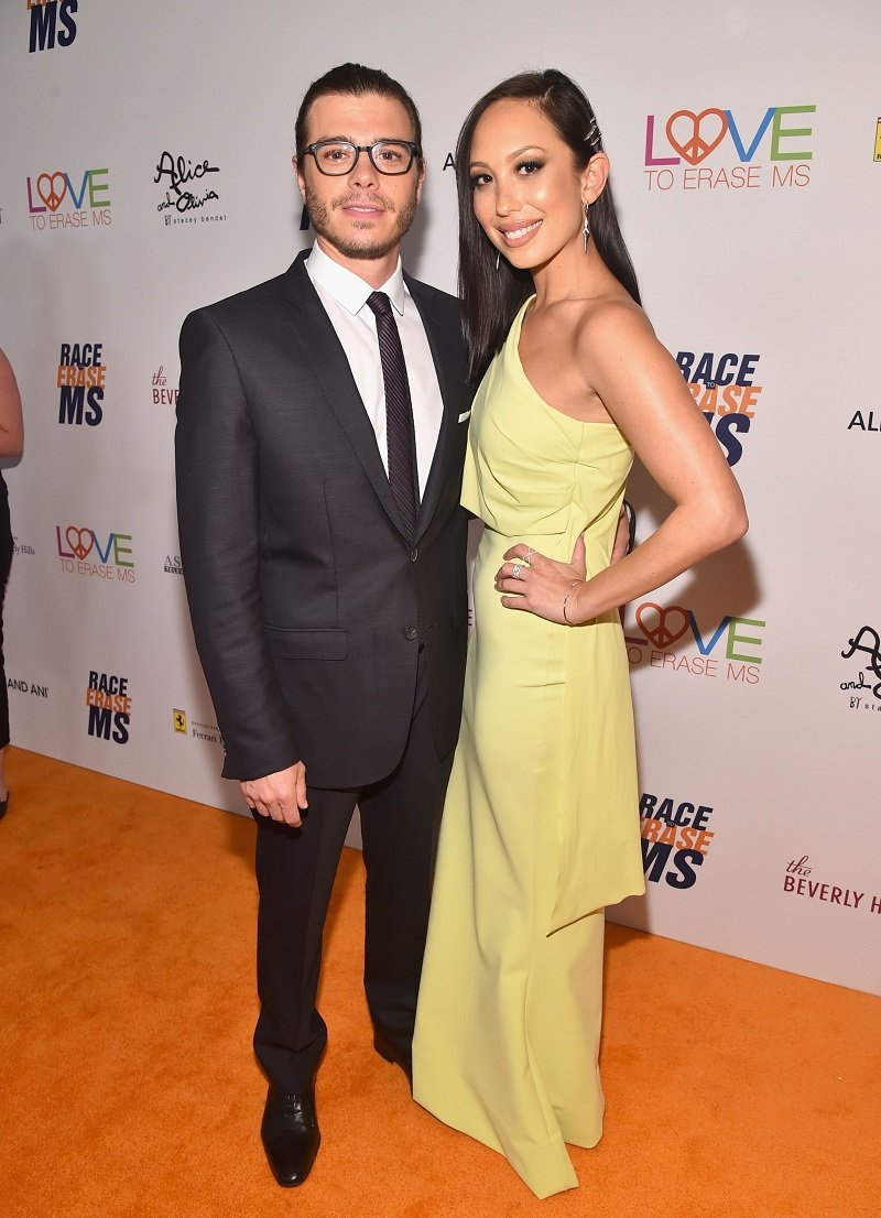 Matthew Lawrence and Cheryl Burke attending the 25th Annual Race To Erase MS Gala at The Beverly Hilton Hotel in Beverly Hills, California in April 2018. | Source: Getty Images. 