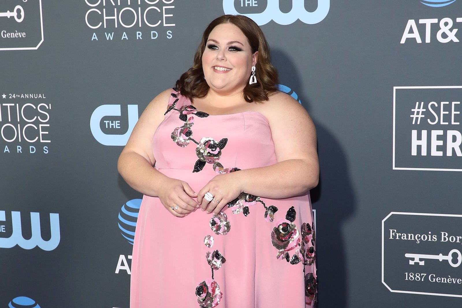 Chrissy Metz at The 24th Annual Critics' Choice Awards at Barker Hangar on January 13, 2019. | Getty Images