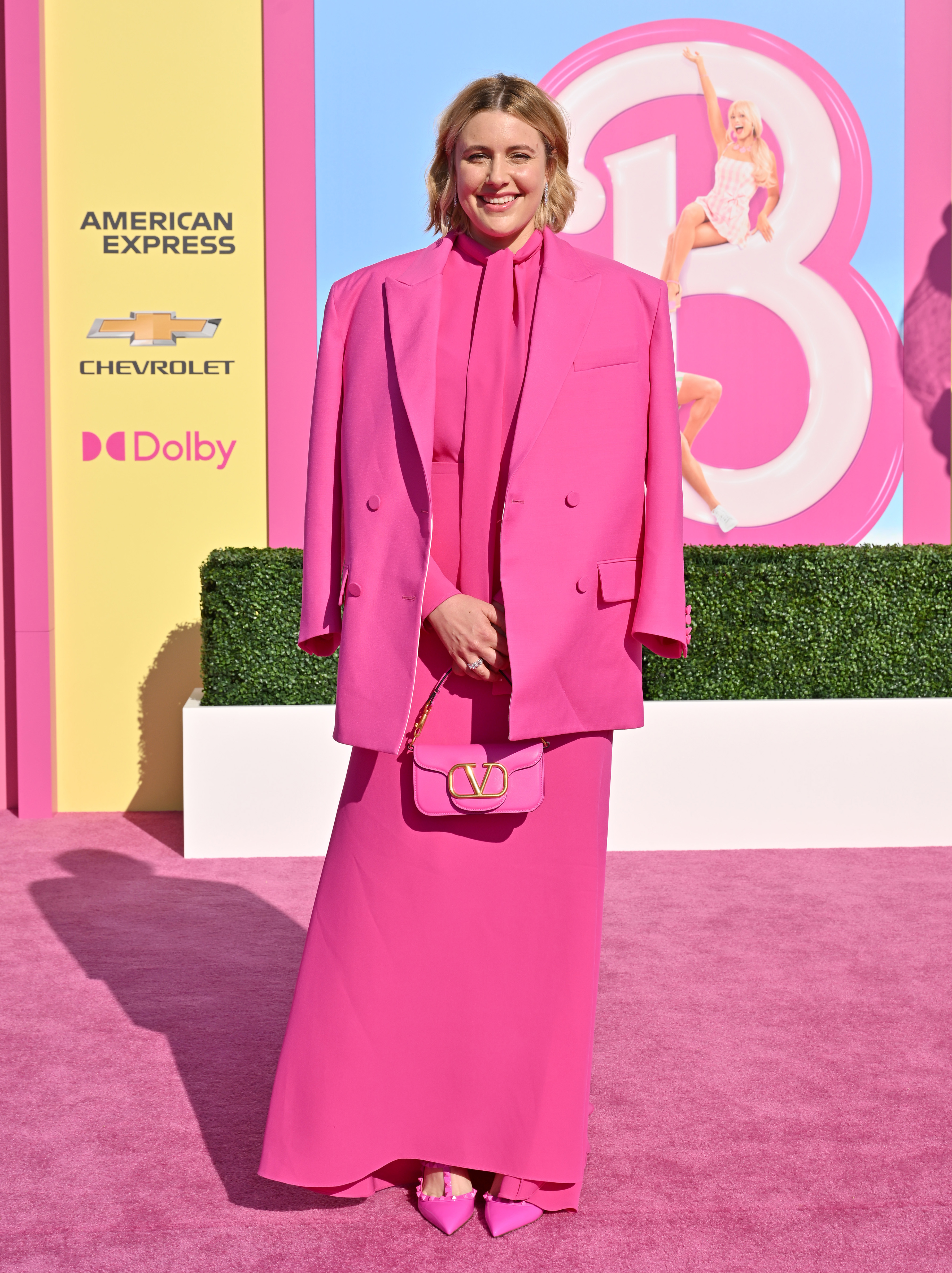 Greta Gerwig attends the World Premiere of "Barbie" at Shrine Auditorium and Expo Hall on July 09, 2023, in Los Angeles, California. | Source: Getty Images
