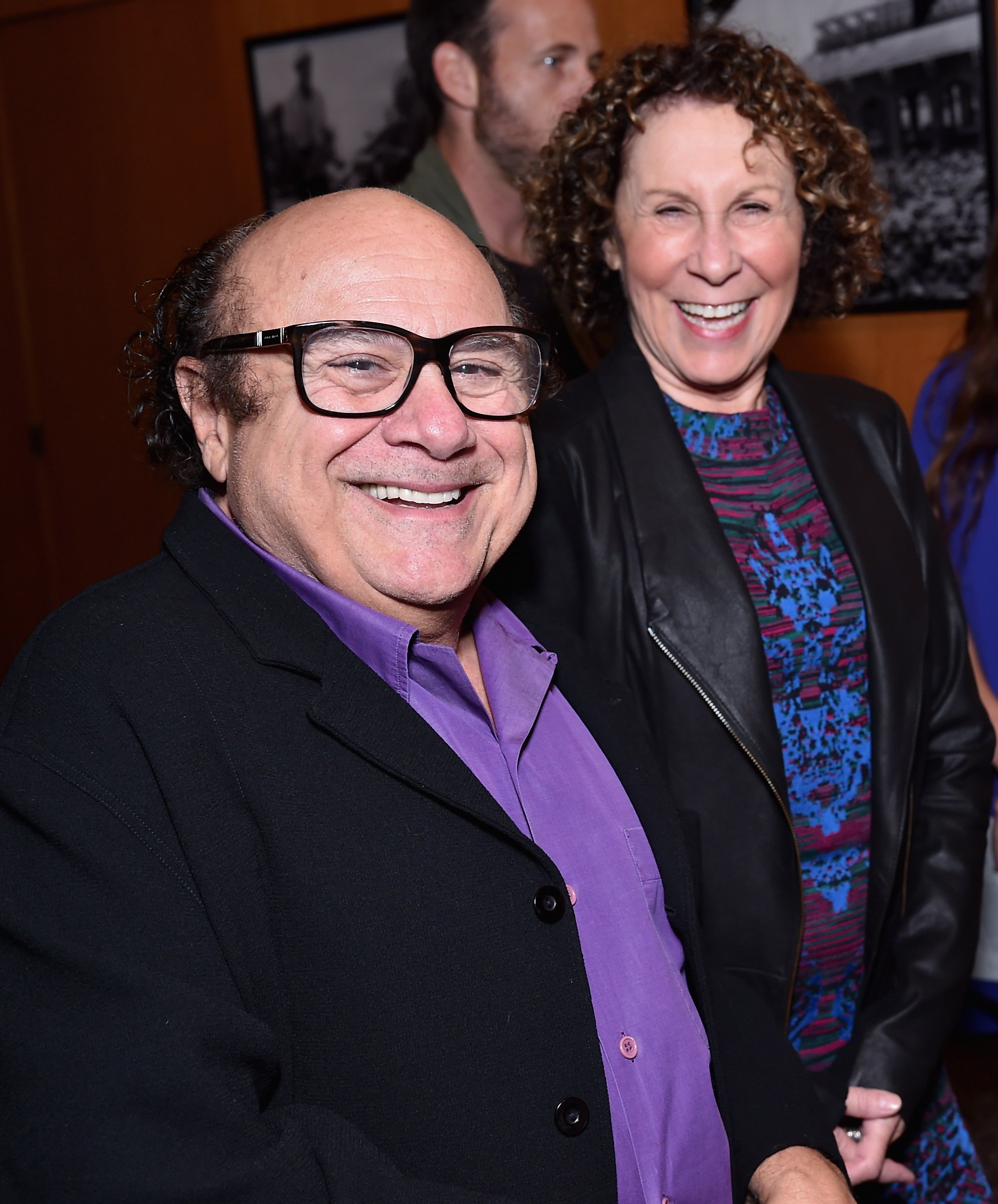 Danny DeVito and Rhea Pearlman attend the premiere of "The Better Angels" at DGA Theater on October 27, 2014 in Los Angeles, California. Photo: Getty Images