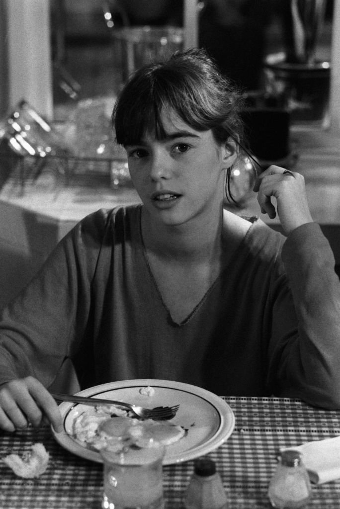 Julie Jezequel sur le tournage du film "Flic ou voyou". l Source : Getty Images
