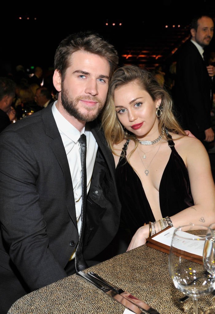Honoree Liam Hemsworth (L) and Miley Cyrus attend the 2019 G'Day USA Gala at 3LABS on January 26, 2019 in Culver City, California. | Photo: Getty Images
