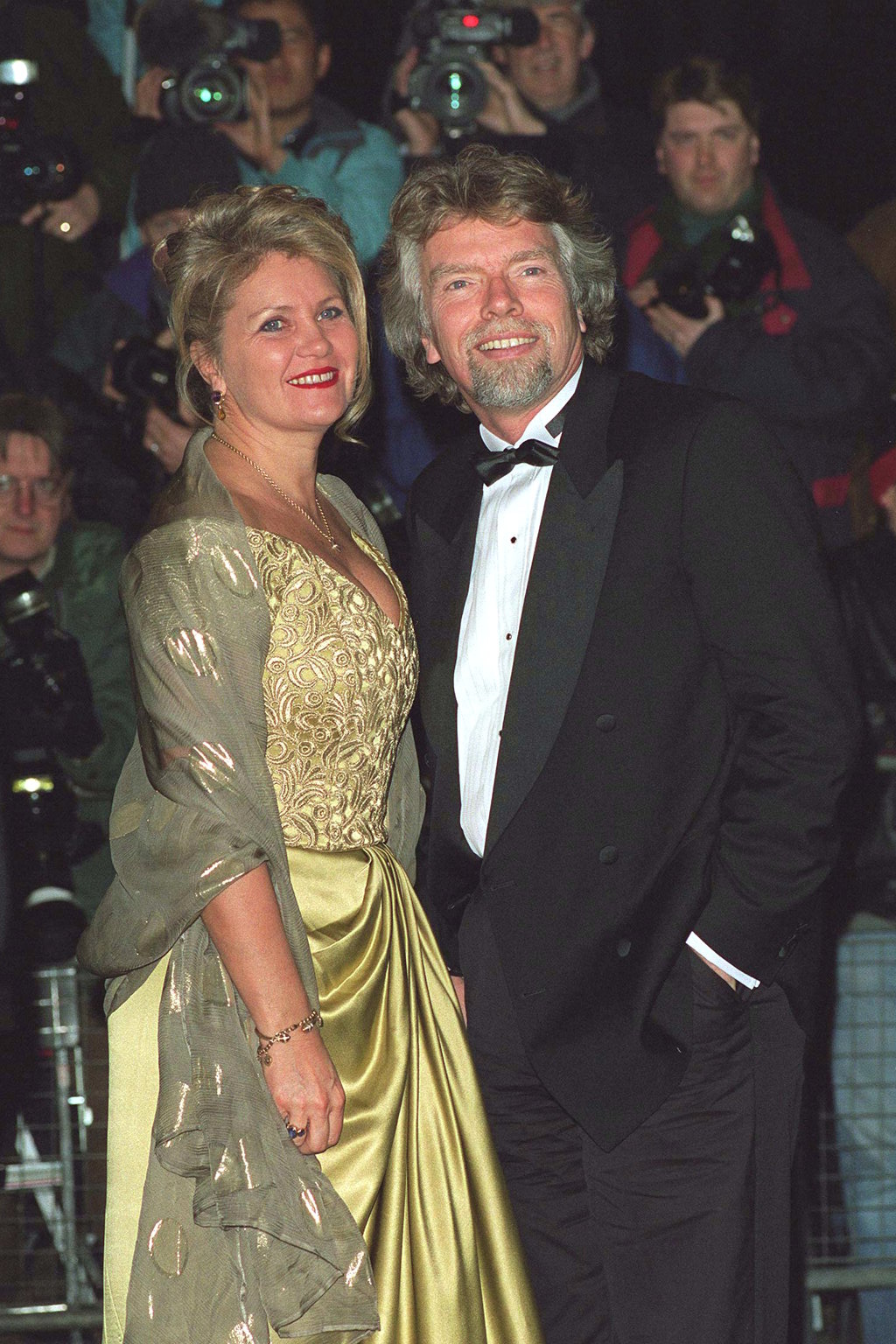 Richard Branson and wife Joan are photographed at a Harrods celebrity charity event on 7 March 1996. | Source: Getty Images