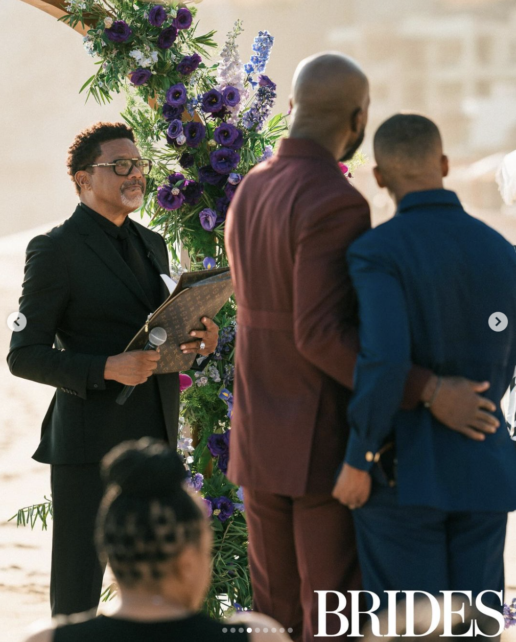 Greg Mathis Jr. and Elliott Cooper on their wedding day posted on October 24, 2024 | Source: Instagram/brides