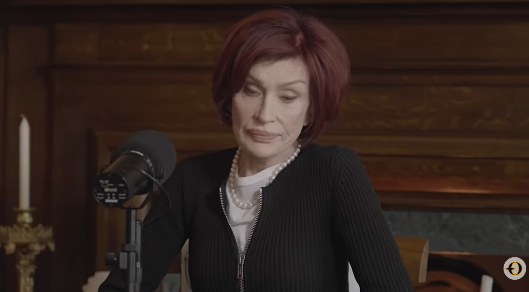 Sharon Osbourne discussing the deteriorating health of her late husband | Source: YouTube/The Osbourne's Podcast