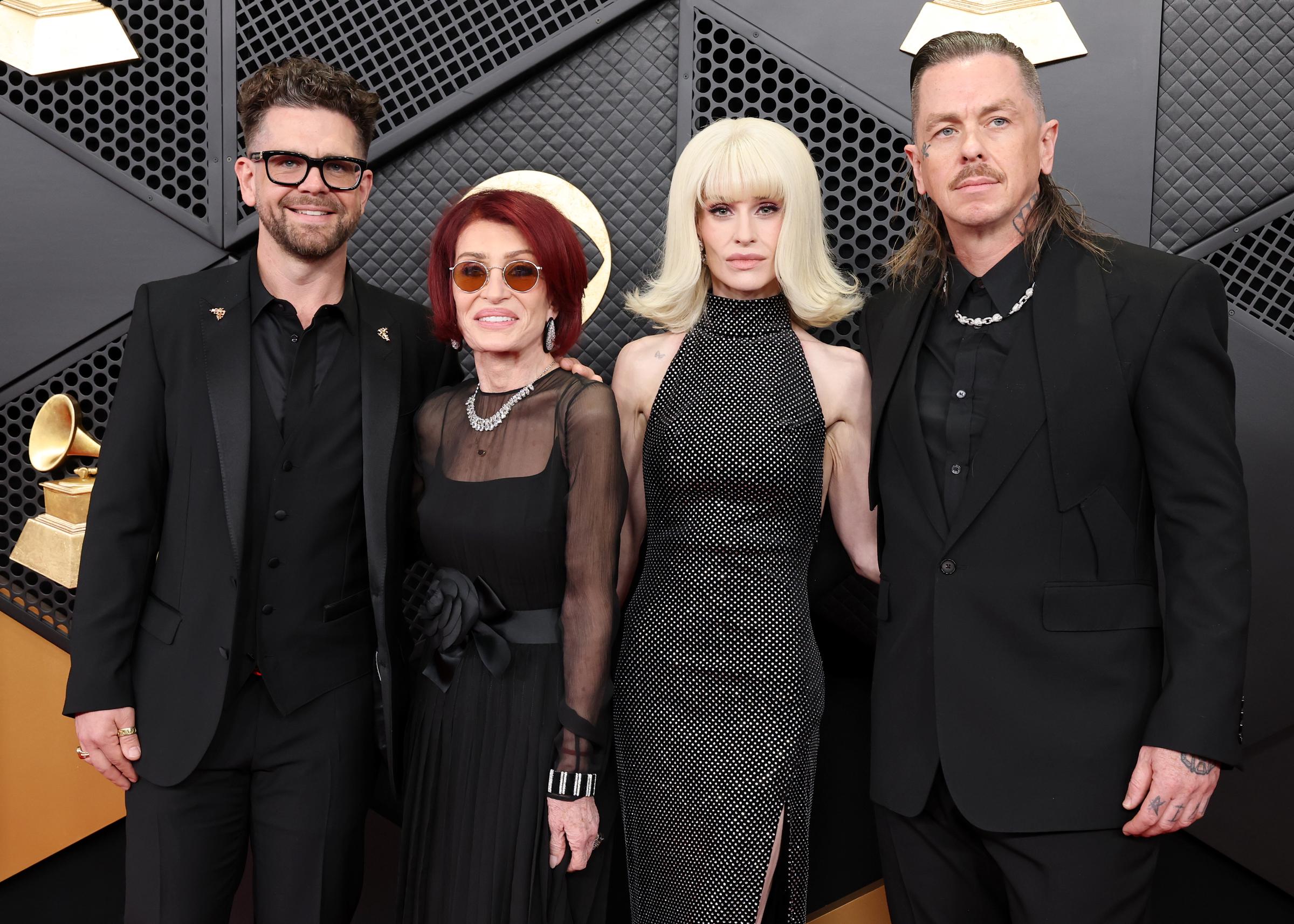 Jack, Sharon, Kelly Osbourne, and Sid Wilson attend the 68th GRAMMY Awards on February 1, 2026, in Los Angeles, California | Source: Getty Images