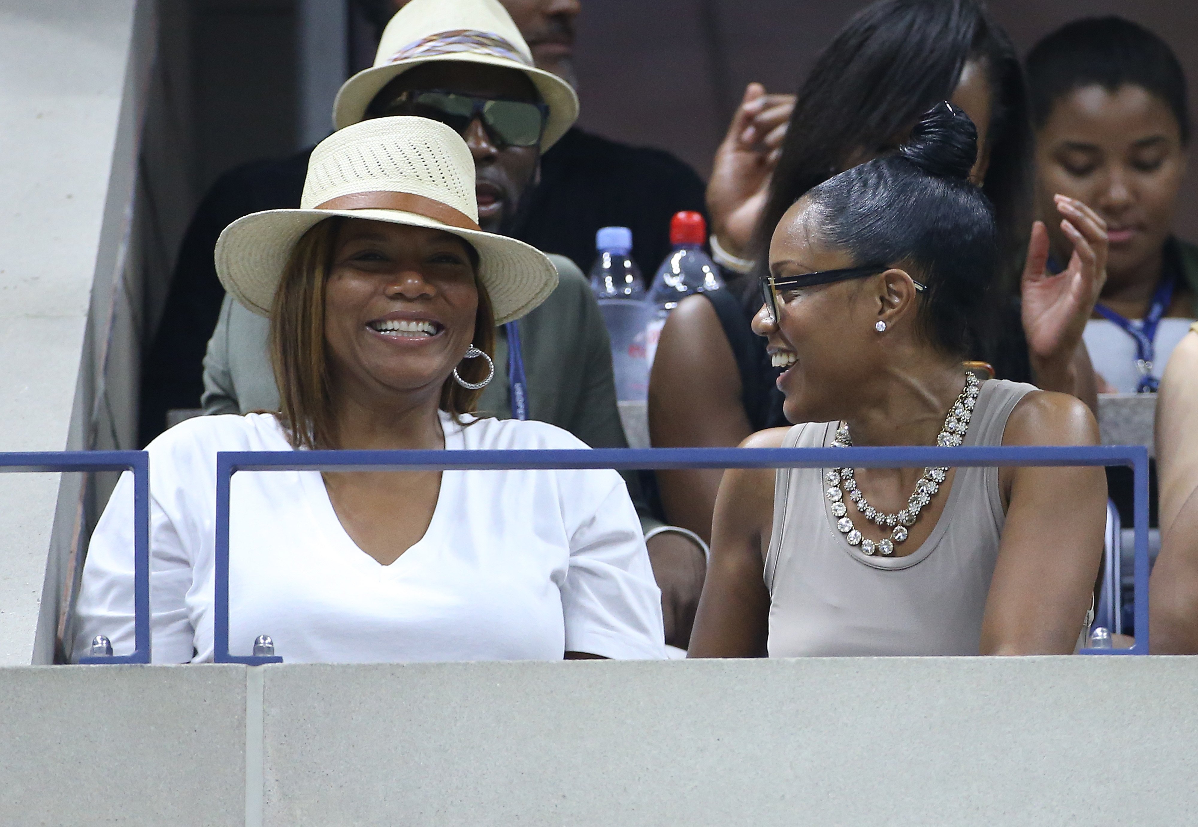 Eboni Nichols and Queen Latifah at the US Open in New York on September 7, 2016 | Source: Getty Images 