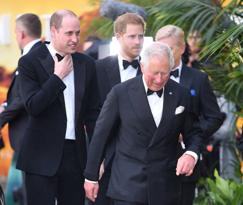 Prince William, Duke of Cambridge, Prince Harry, Duke of Sussex and Prince Charles, Prince of Wales attend the "Our Planet" global premiere at Natural History Museum. | Photo: Getty Images