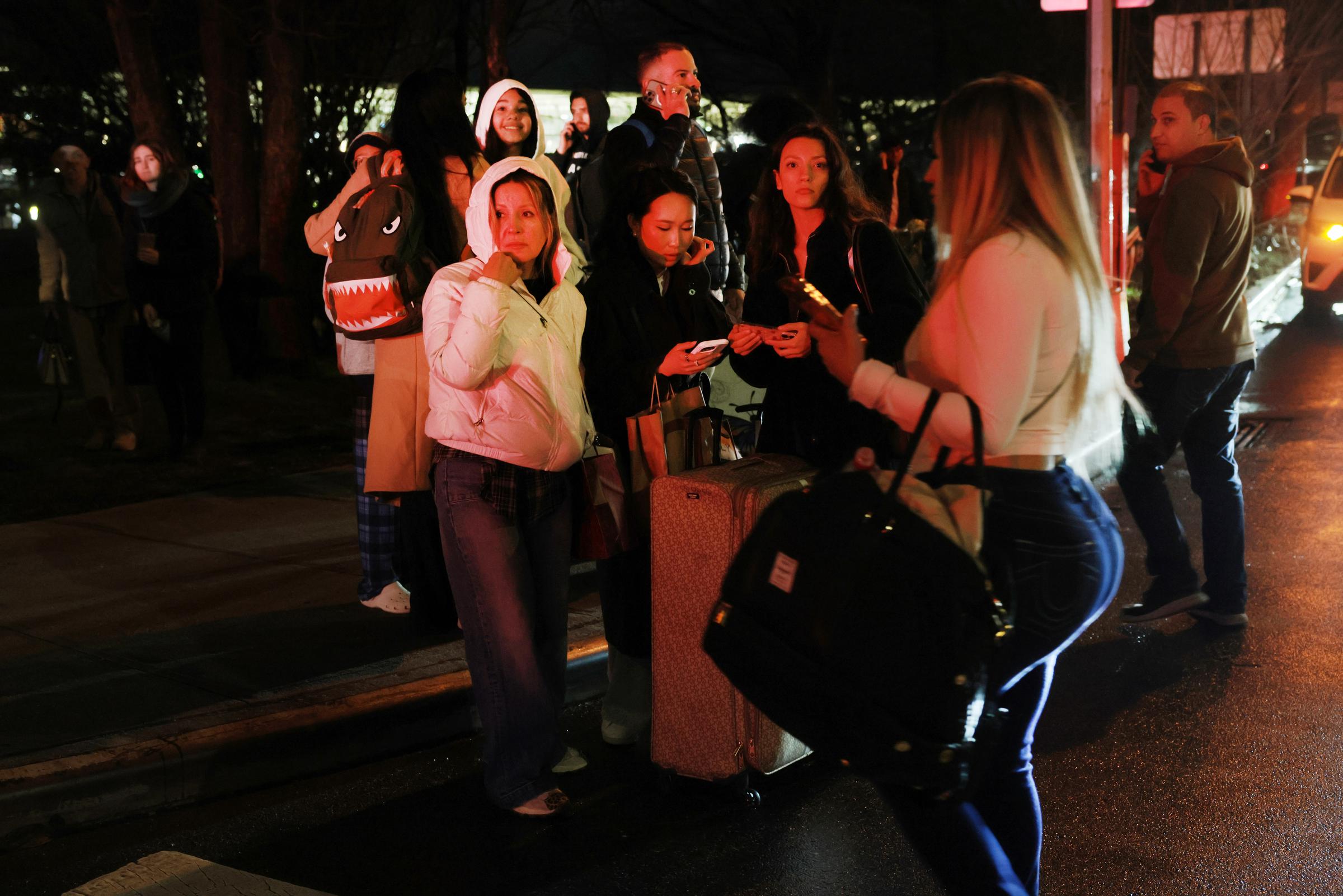Travellers look for rides after LaGuardia Airport was closed on March 23, 2026 | Source: Getty Images