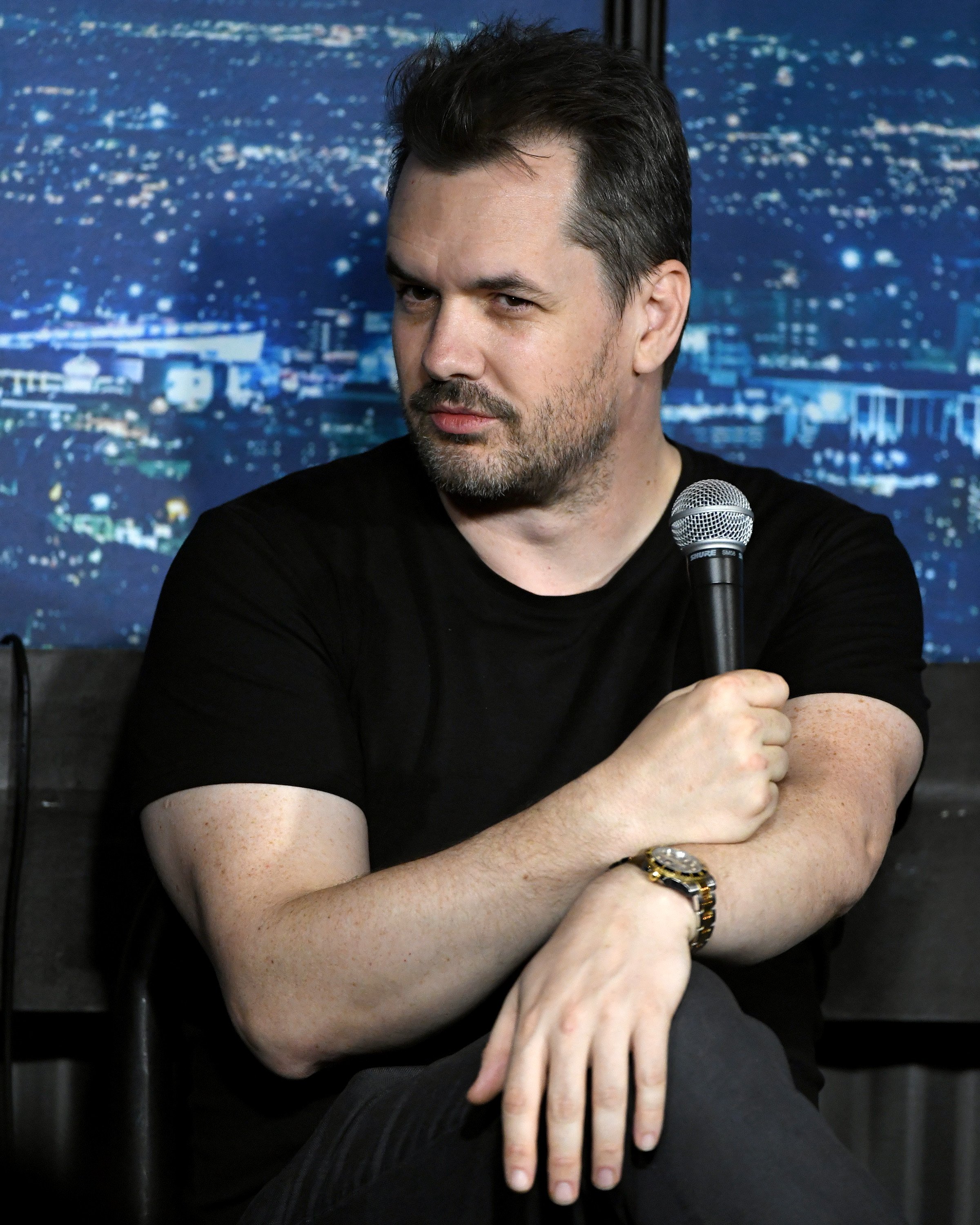 Jim Jeffries is pictured as he performs during his appearance at The Ice House Comedy Club on January 9, 2020, in Pasadena, California | Source: Getty Images