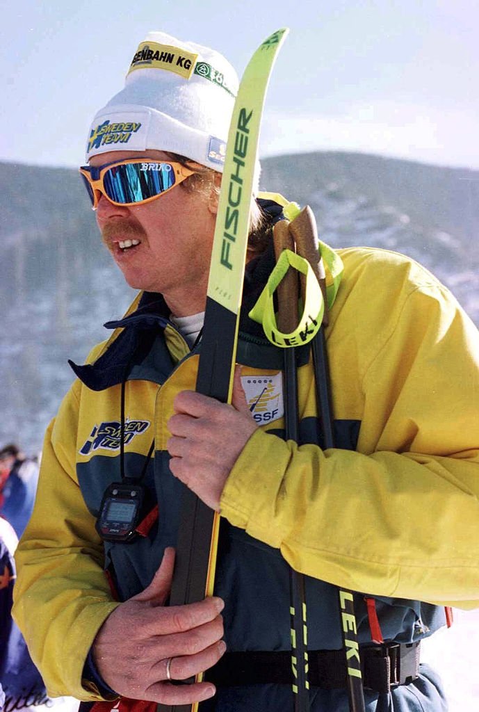 Weltmeisterschaft in Osrblie der SVK am 9.2.97, Trainer Wolfgang Pichler - SWE (Photo by Frank Peters/Bongarts) | Quelle: Getty Images